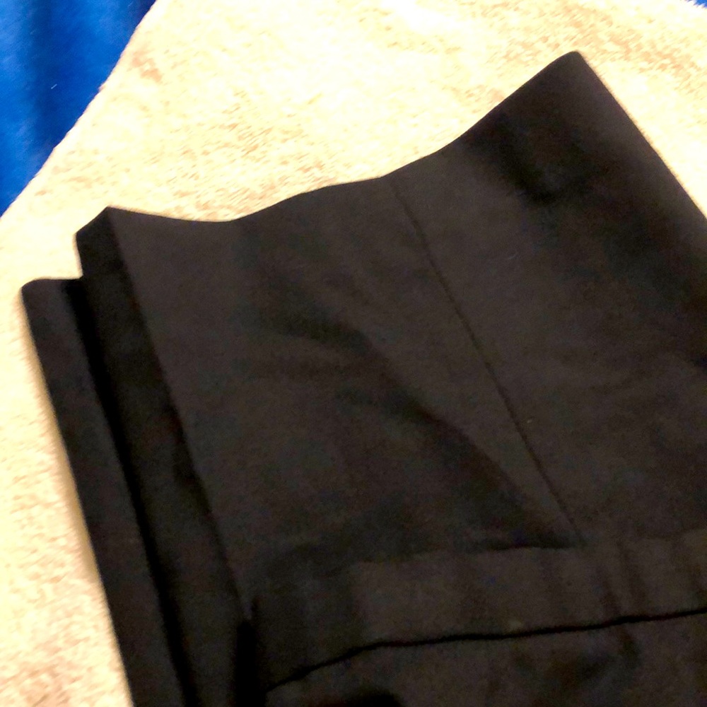 Womens Black Wool Pants Slacks Lined